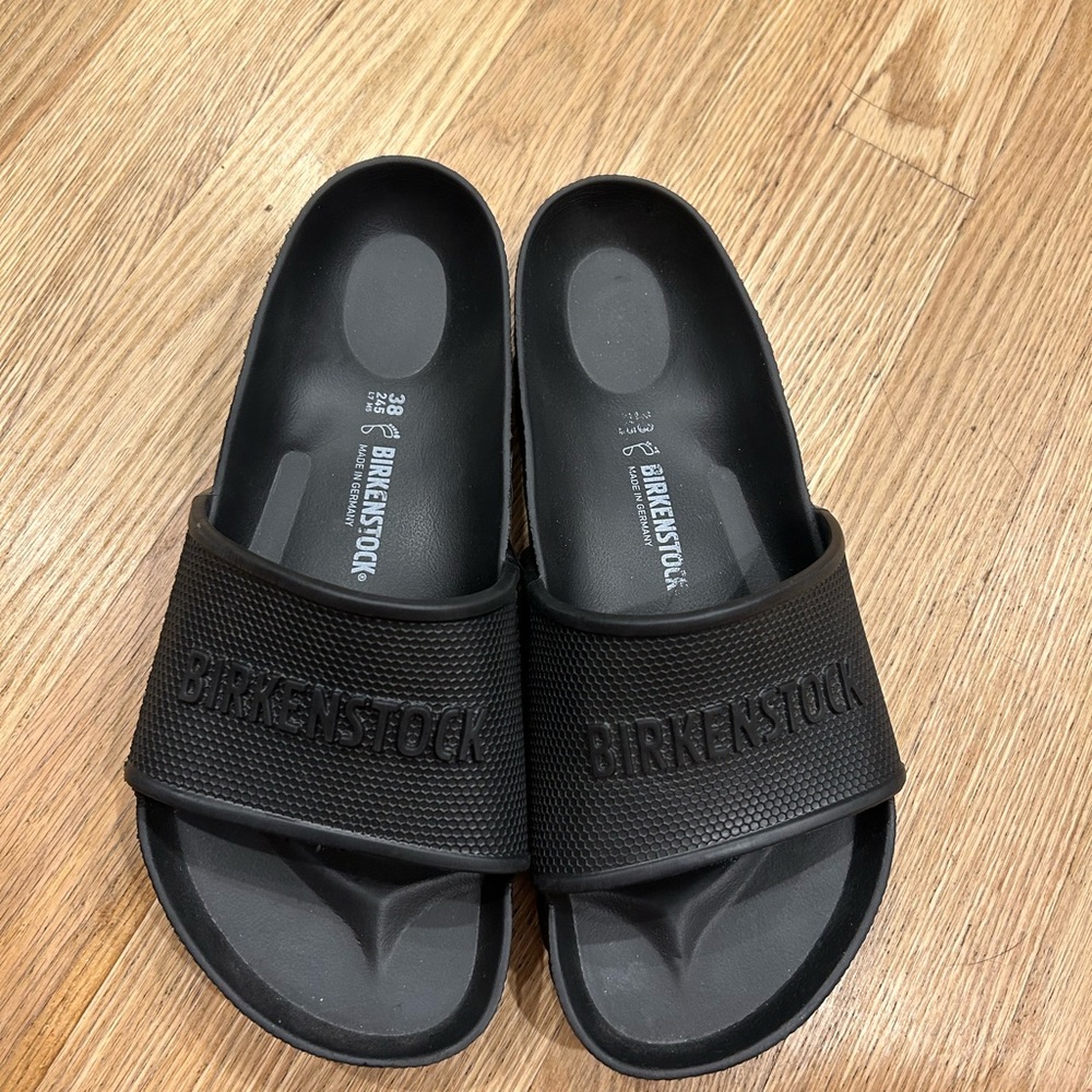Black Birkenstock Slides
